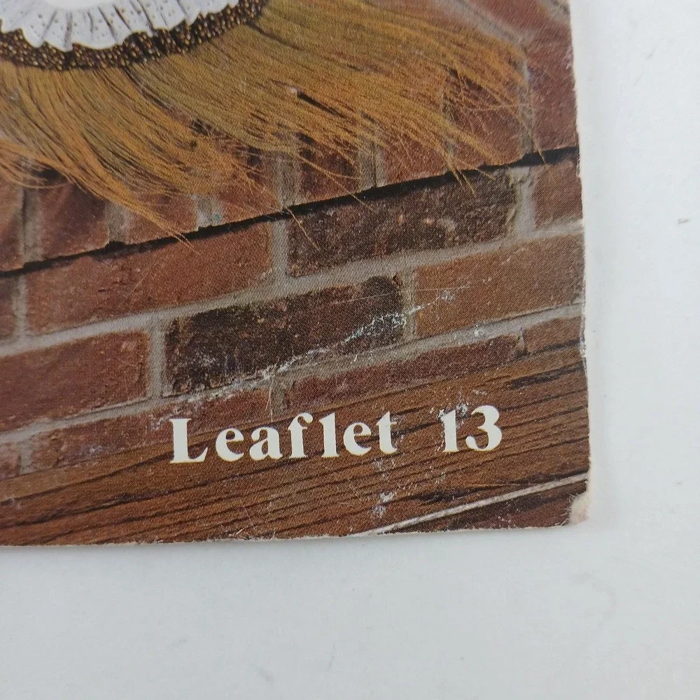 Vtg Cross Stitch 5 Craft Patterns Country Broom Covers Linda Myers 1982